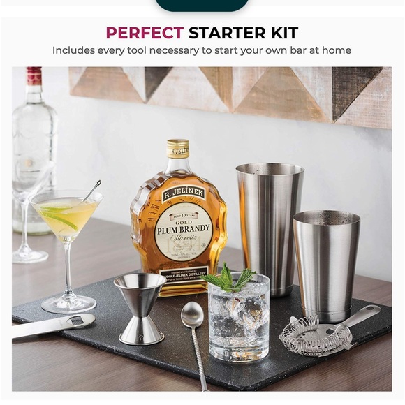 Finedine 14 piece Stainless Steel Bar Set—New - Picture 2 of 14